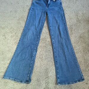 Women's Blue Flared Jeans